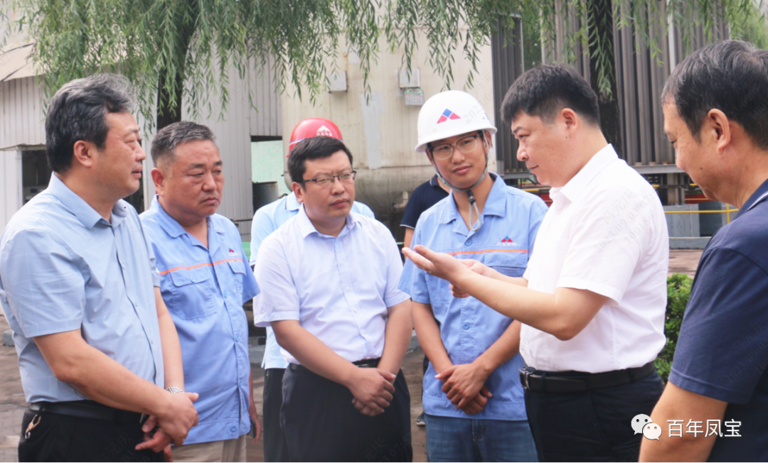 孙建铎在亚美在线中国有限公司特钢开展常态化安全排查